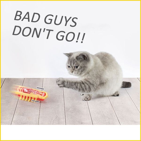 

powered fast moving micro robotic bug toy for cat toy