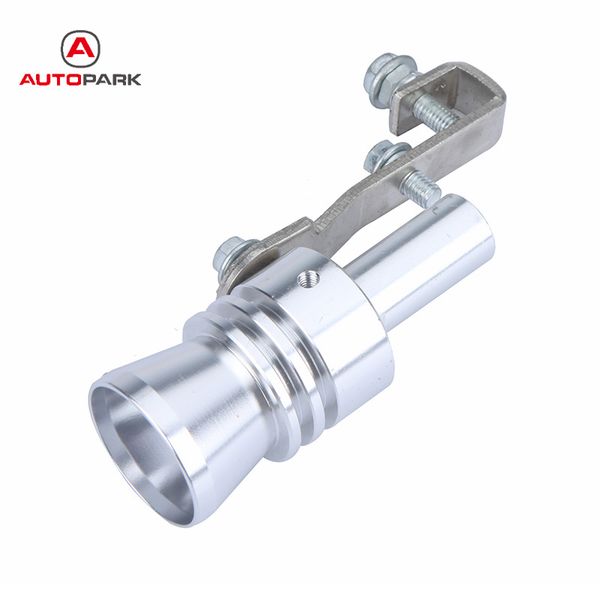 

car style 4*1 inch turbo sound whistle exhaust pipe tailpipe blow-off valve aluminum size m mufflers