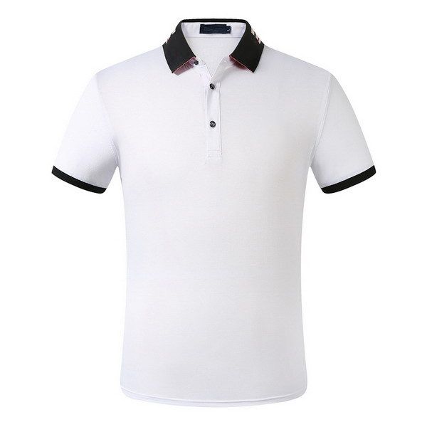 

2020 men's polo shirt designer men brand shirts fashion luxury short sleeve mens clothes popular t letters pattern breathable t shirt, White;black