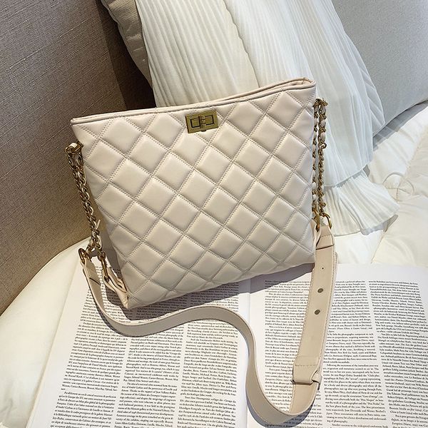 

fashion check women handbags ladies shoulder bags tote bag female retro messenger totes bag handbag luxury and large capacity c