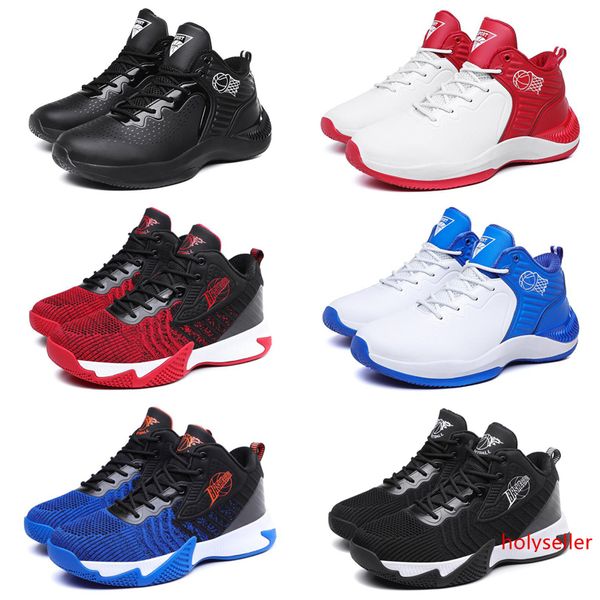 

non-brand fashion men women running shoes triple black blue red mens trainer sports sneakers runners 40-44 item #26