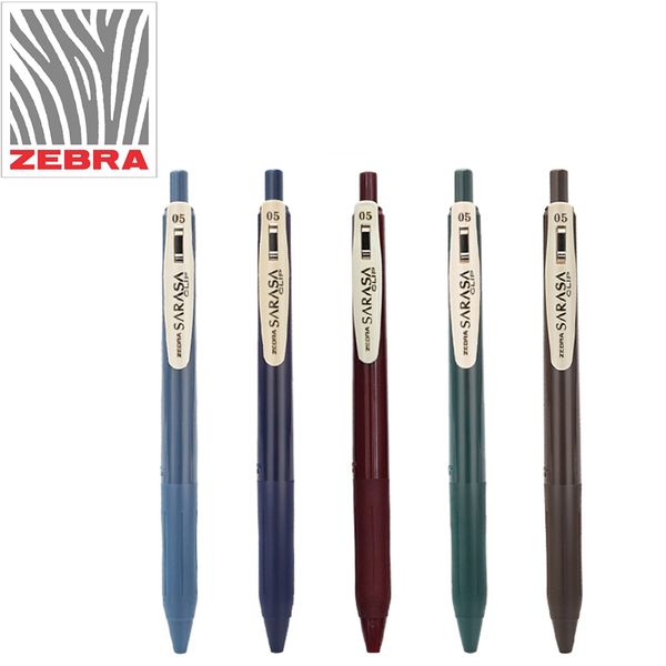 

zebra sarasa gel pen jj15 limited edition press retro color signature pen 0.5mm student color water writing painting tools