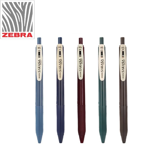 

zebra sarasa gel pen jj15 limited edition press retro color signature pen 0.5mm student color water writing painting tools