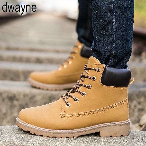 

2019 new arrival spring autumn boots men suede leather style fashion male work shoes lover boot large size 88, Black