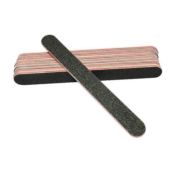 

10pcs/set black nail file nail art sanding buffer block sand strip polished double-sided manicure files polish tool