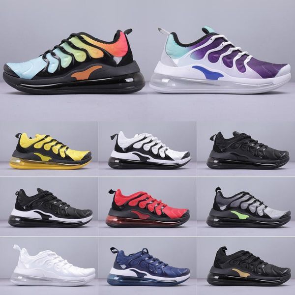 

men plus tm rainbow running shoes for women cushion sneaker designer shoes tn plus geometric active fuchsia shoes 36-45