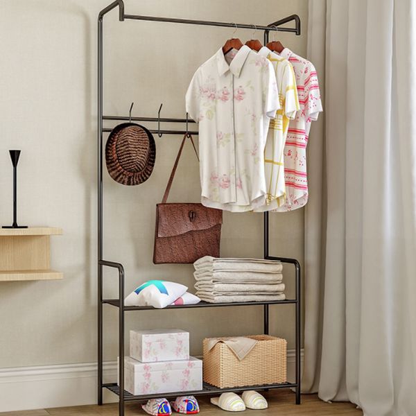 2019 Simple Steel Frame Floor Cool Hanger Open Simple Wardrobe Rackfloor Hanger Coat Rack Bedroom Hanging Clothes Rack Coat Rack From Jerrywei123