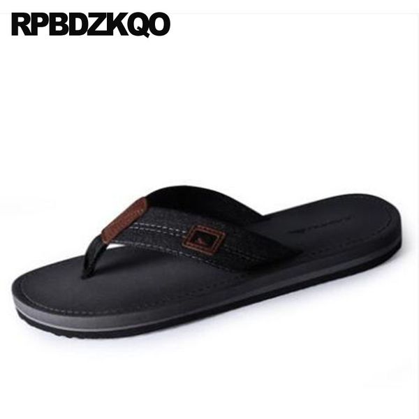 

designer runway flip flop slip on waterproof black slides men blue mens sandals 2018 summer outdoor beach slippers water shoes