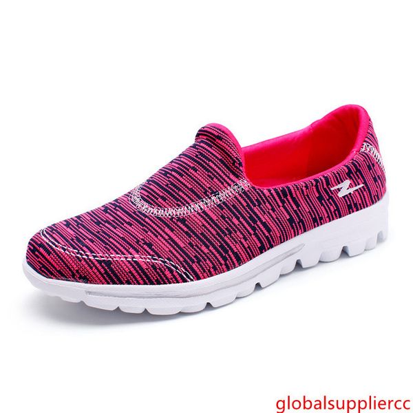 

pink new women lightweight soft student walking shoes durable sporting good flexibility comfortable breathable footwear