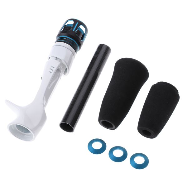 

eva handle kit spray painted reel seat diy fishing rod accessory
