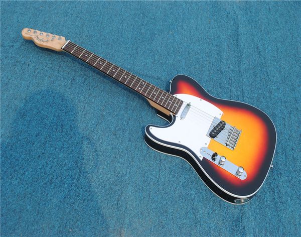 

ew chinese guitar sunset backhand left hand electric guitar real p