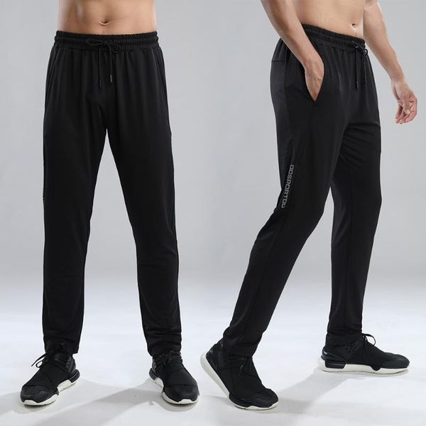 

new men's sport pants running pants with men's sweatpants training pockets and joggings football fitness for men, Black;blue