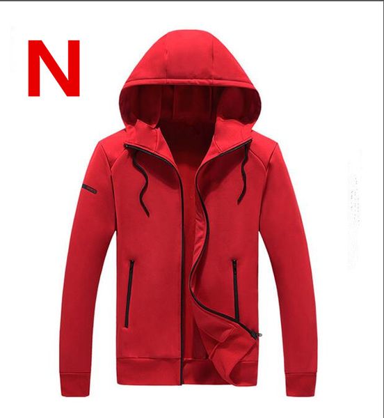 

2019 new ln006 mens' autumn winter brand fleece hoodie sweatshirts long sleeve sport zipper pullover hoodies men streetwear hooded, Black