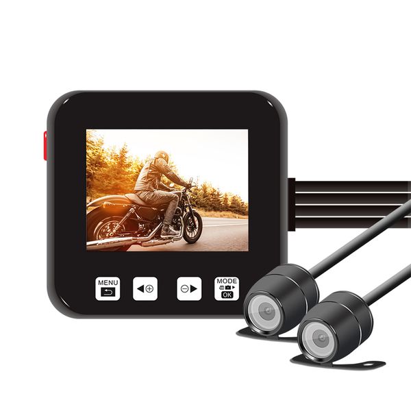 

2-дюймовый 1080p m6-wi-fi + инлайн управление мотоциклом тир cam dual-объектив мотокросс driving recorder локомотив электромобиль 128g автом