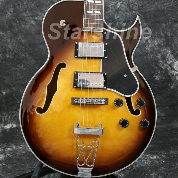 

Jx fh20 tar hine hollow body jazz electric guitar maple ingle cutway e 275 tyle