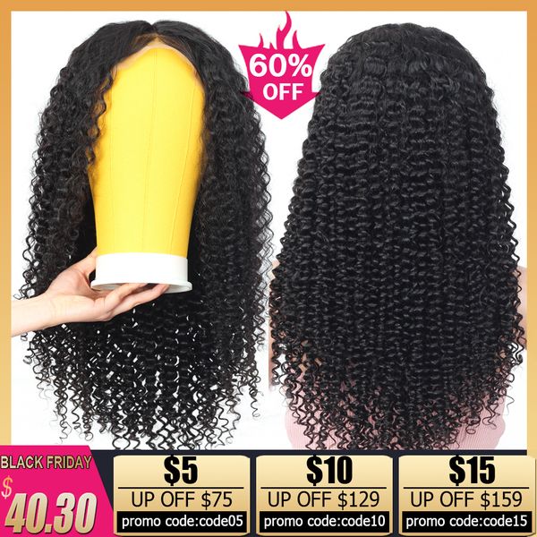 

kinky curly lace front long and short wig brazilian 13x4 glueless lace front human hair wigs for black women remy 150% density, Black;brown