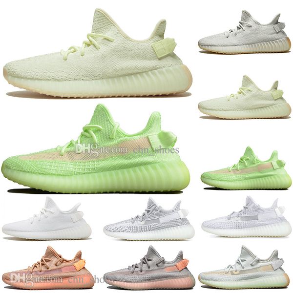 

with box new kanye west clay v2 static reflective rainbow discoloration mens running shoes hyperspace true form women sport designer sneaker