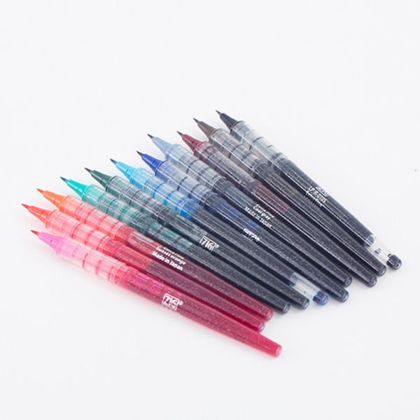 

1pc japan kuretake cocoiro calligraphy pen refill brush filling creative school supplies wholesale pens scrapbooking supplies