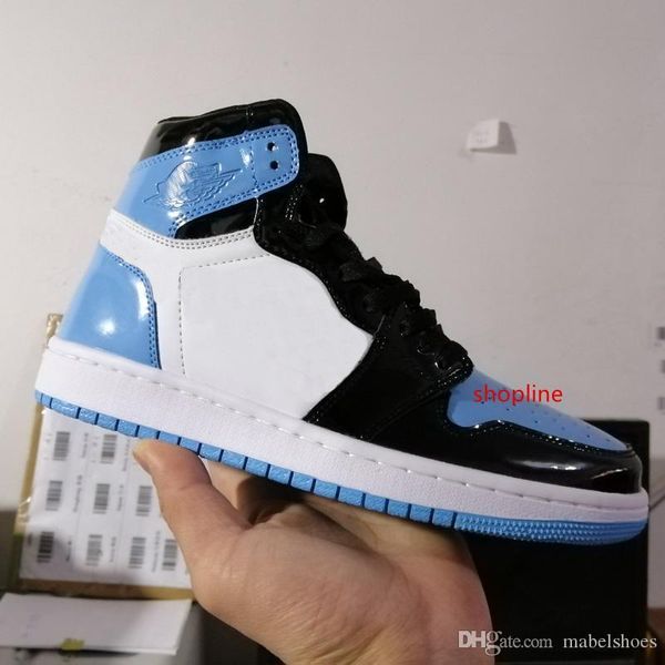 

high asg basketball shoes 1s unc mens fashion designer new blue upper leather outdoor trainers sports shoes