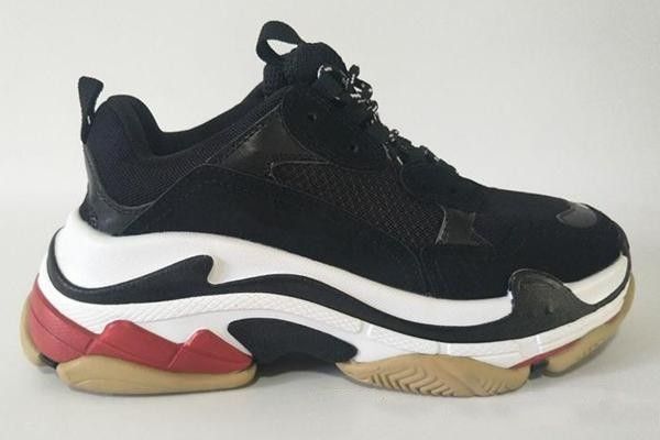 

fashion paris triple sneakers triple-s casual dad mens designer shoes for women beige black sports trainers chaussures t01