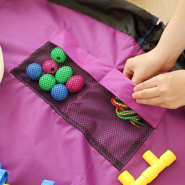 

portable 78 inch large play mat for kids playmat multi-function car toys storage bag organizer family picnic playing mats 200cm