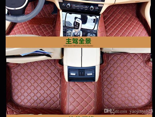 

waterproof leather xpe car floor mats for benz glk350 2010