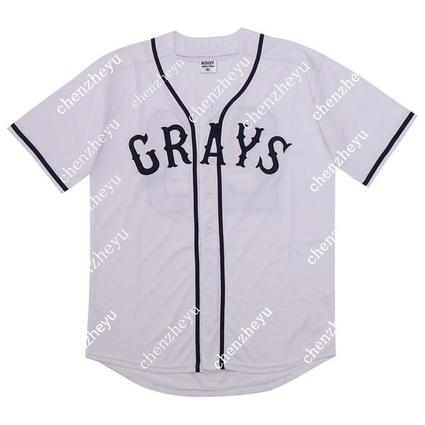 

20 josh gibson jersey homestead grays negro league button down white, Blue;black