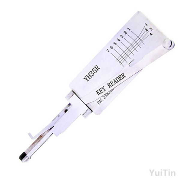 

Original Lishi 2 in 1 Lishi YH35R lock pick and decoder together 2 in 1 used for Yamaha motorcycle