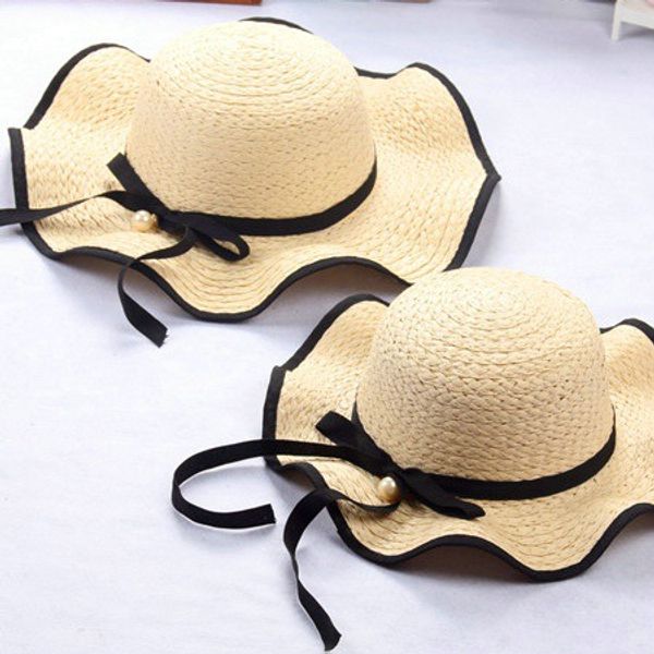 

dingdnshow] 2019 fashion sun hat kid wide brim beach cap flower summer hat for girl children straw hat, Yellow