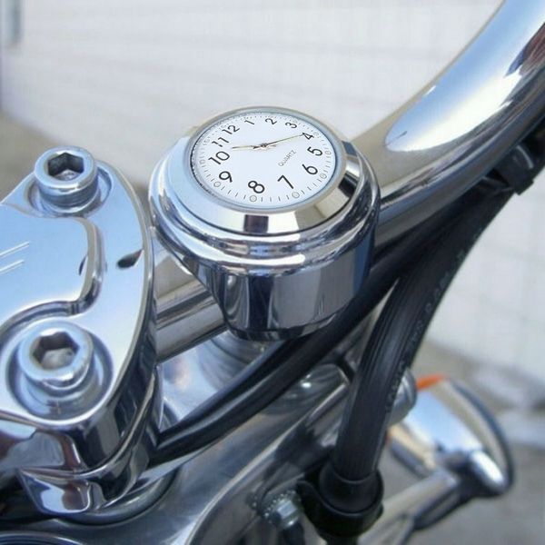

universal waterproof 7/8 motorcycle bike handlebar mount clock watch durable aluminum alloy clock locked to handlebar