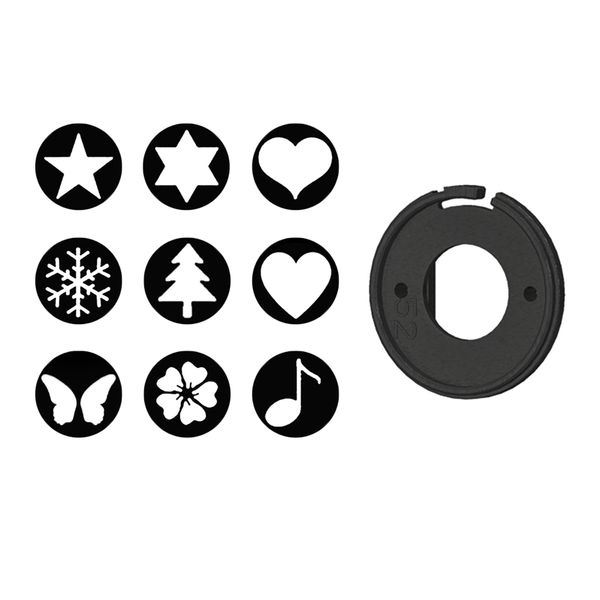 

lens accessory bokeh effect kit & protective cover cap 52mm for canon