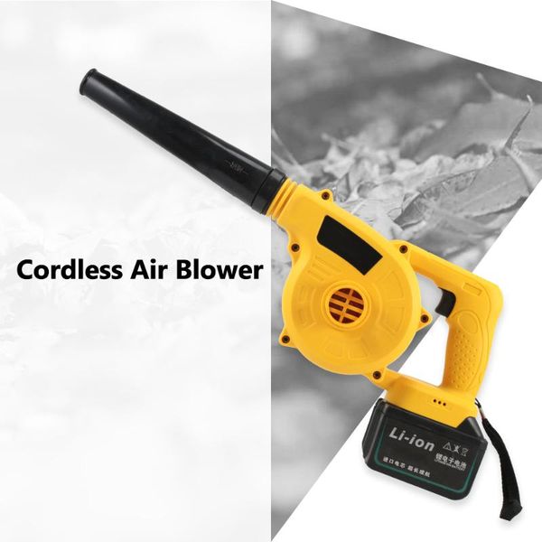 

21v cordless dual-use electric air blower set dust collector with li-ion battery