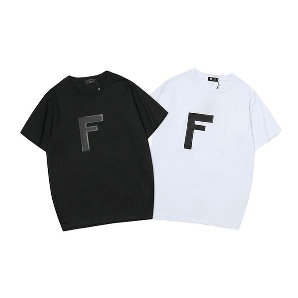 

men t shirt mens designer tee mens clothing summer casual shirts for men street wear crew neck letters short sleeve size s-2xl, White;black