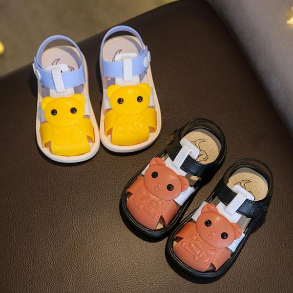 

toddler baby shoes boys sandals baby girls pvc plastic shoes summer kids cartoon beach sandals girls boys soft toddler, Black;red