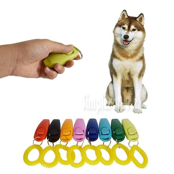 

pet dog training adjustable sound dog whistle key chain dog clicker flute sbarking pet training repeller train