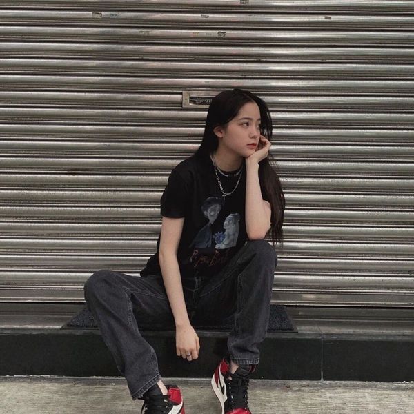 

ouyang nana song yan yufeng printed female 2020 loose t-shirt t-shirt student fashion, White