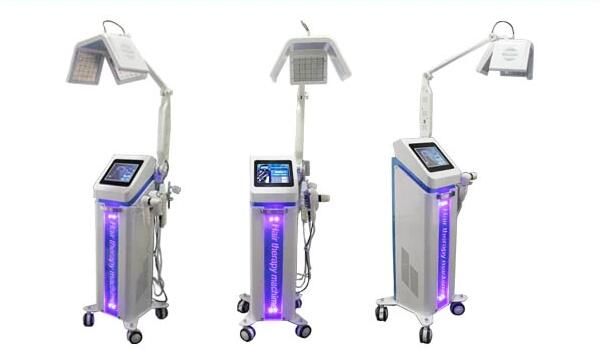 

new laser & led hair loss treatment / 650nm laser diode hair growth machine dhl ing