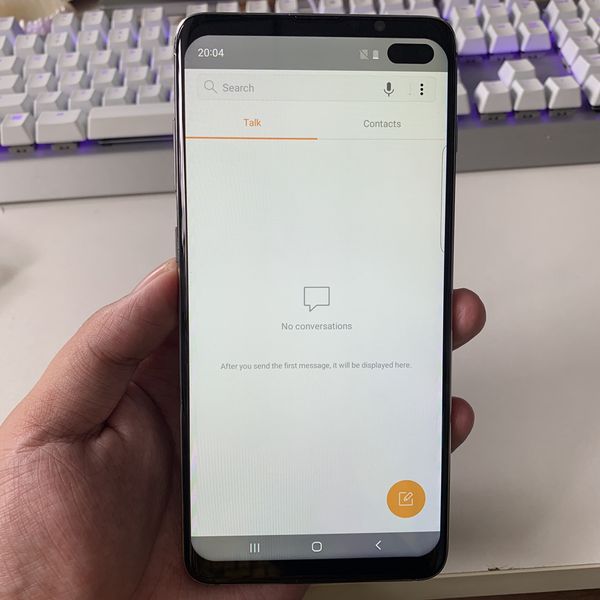 

6.4 inch punch-hole full screen goophone s10+ v4 in-display fingerprint face id android 9.0 gps show octa core 4g lte 16mp camera smartphone