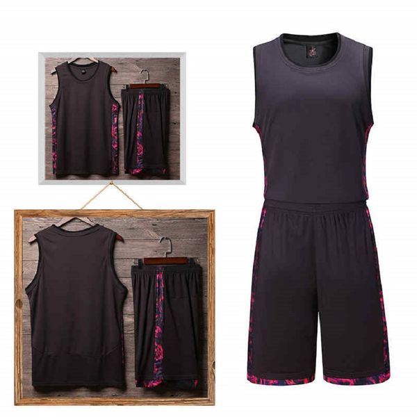 

2020 новый пользовательский баскетбол джерси высокое качество mens свободная перевозка груза вышивки logos 100% сшитый топ salea1 04, Black;red