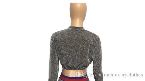 

женщины серых дизайнер jogger костюмы 2pcs короткие топы брюки одежда комплекты casual весна осень костюмы, White