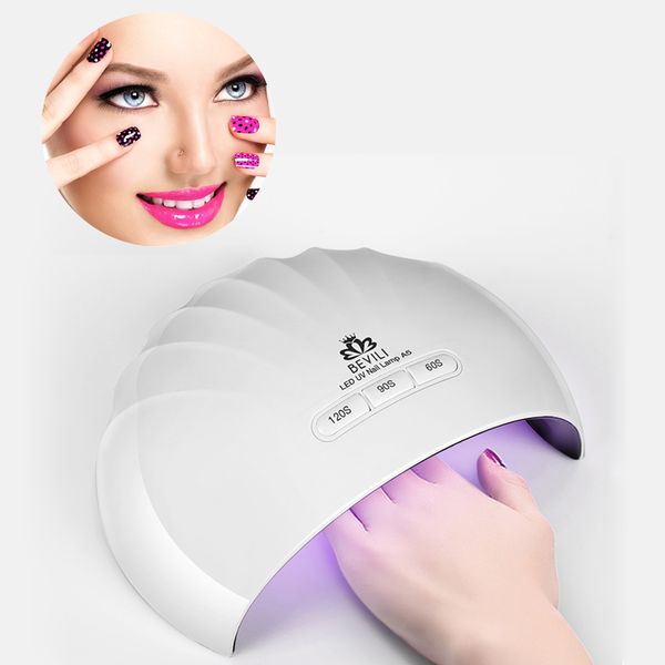 

36w led uv lamp for nail nail dryers fingernail toenail gel curing for all gels with 60s/90s button perfect thumb solution