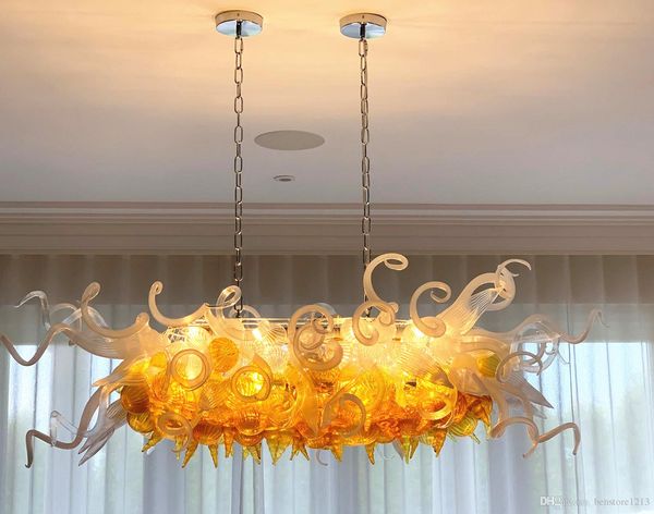 

new arrival modern chandelier custom hand blown glass crystal chandelier lighting living room bedroom led hanging pendant light fixtures