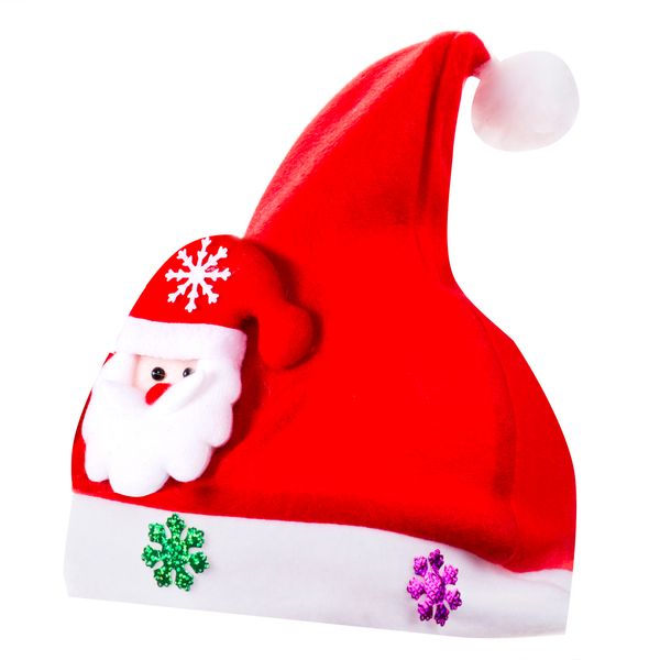 

christmas hat children santa claus party cap xmas festive party supplies, Blue;gray