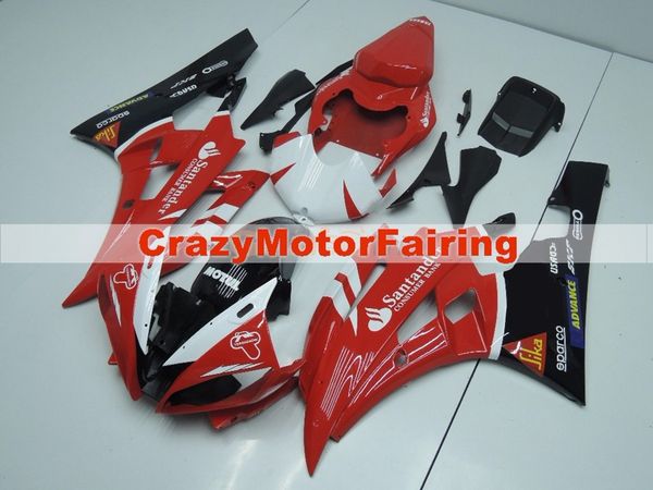 

4 gifts new abs molding motorcycle plastic fairings kits fit for yamaha yzf-r6-600 2006 2007 06 07 fairing bodywork set custom red cool