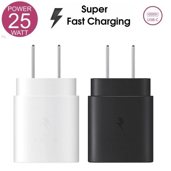 

25w зарядное устройство super fast charge eu сша ac главная путешествия стена зарядные устройства адаптер питания для samsung galaxy note 10