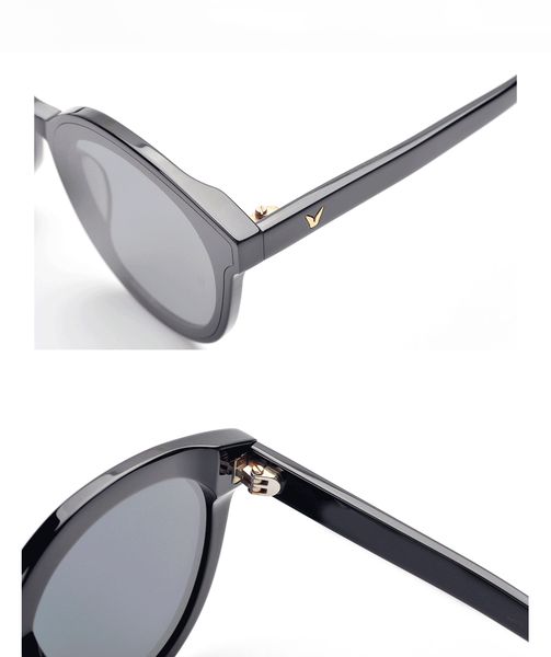 

blue sea legend sunglasses female new korean glasses black pete men's eye protection fashion eyeglass plate frame outdoor drive, White;black