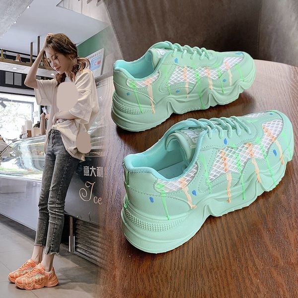 

round toe all-match shoes 2020 fashion women's mixed colors casual female sneakers modis summer sports new cotton fabric, Black