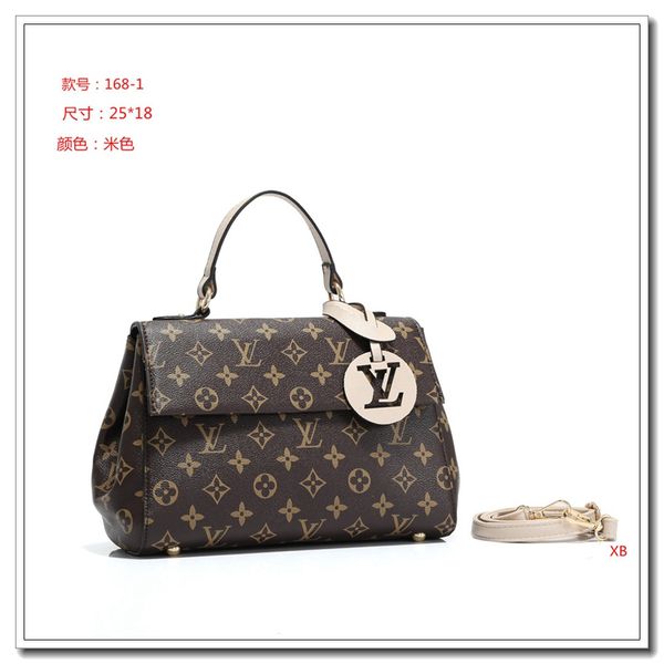 

2019 women fa hion new titching letter lattice quare old flower handbag
