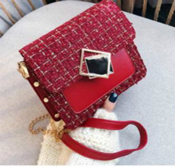 

Designer Handbags 2020 Summer New Korean Version of The Shoulder Small Square Bag Fashion Luxury Chain Women's Diagonal Handbag In Stock