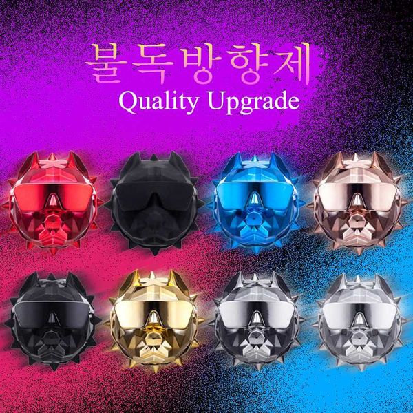 

bulldog fragrance car air freshener perfume diffuser purifier clip clamp auto vent fragrance car-styling decoration